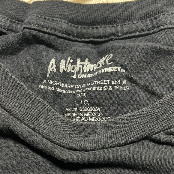 The Dreamer Graphic Black T-Shirt by a nightmare on elm street - Picture 3 of 6